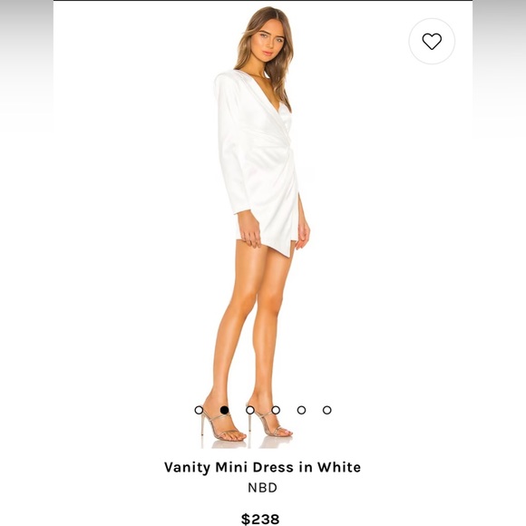 REVOLVE Vanity Mini Dress in White (Size Small) NWT - Picture 3 of 7
